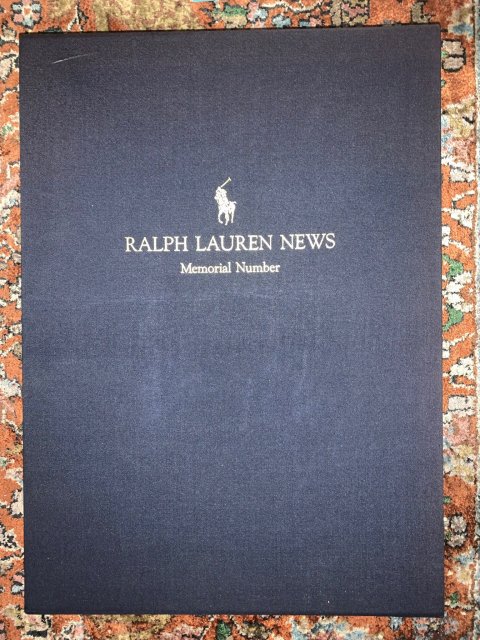 RALPH LAUREN NEWS    Memorial Number