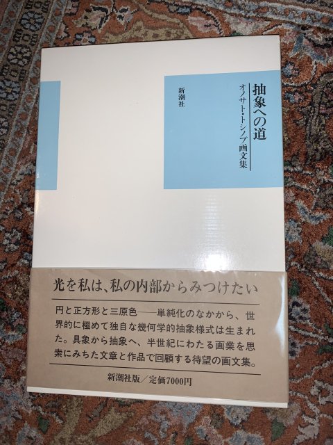 オンラインストア売り ☆抽象への道 オノサト・トシノブ画文集 1988年