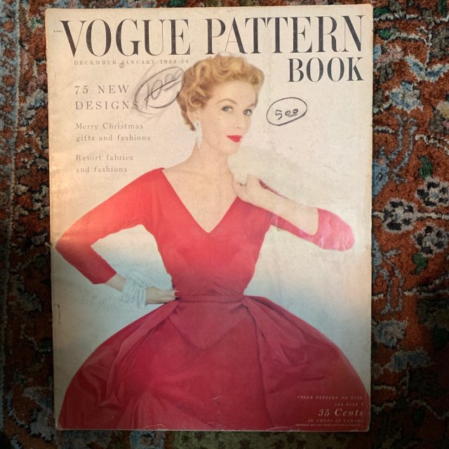 Vogue Pattern Book  DECEMBER JANUARY  195354
