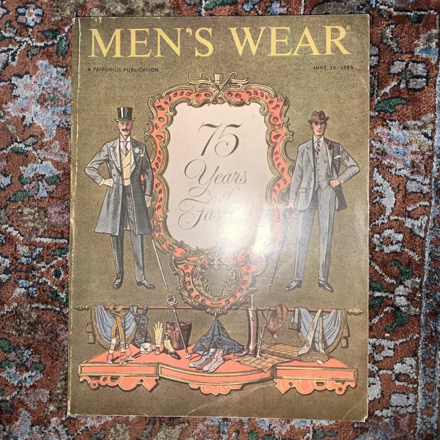 <img class='new_mark_img1' src='https://img.shop-pro.jp/img/new/icons56.gif' style='border:none;display:inline;margin:0px;padding:0px;width:auto;' />MEN's wear 75 years of fashion