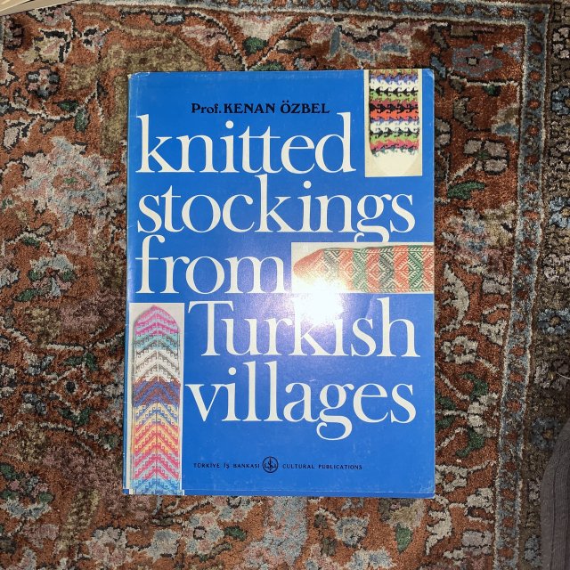 knitted stockings from Turkish villages