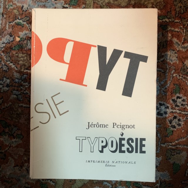 typoesie / Jerome Peignot