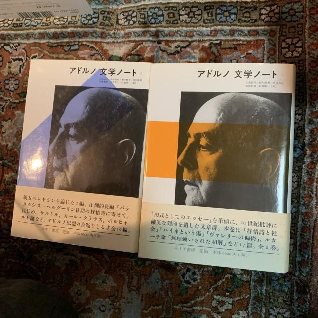 アドルノ 文学ノート 1(テオドール・W.アドルノ 著 ; 三光長治