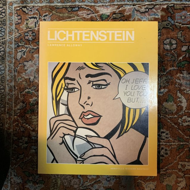 ROY LICHTENSTEIN  /  LAWRENCE ALLOWAY  modern masters series