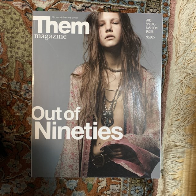 Them magazine no.005 2015 spring fashion issue