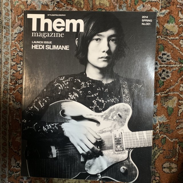 Them magazine no.1 2014 spring launch issue HEDI SLIMANE - 古本屋