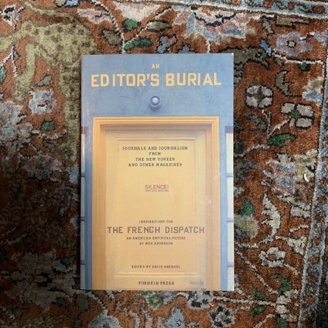 <img class='new_mark_img1' src='https://img.shop-pro.jp/img/new/icons7.gif' style='border:none;display:inline;margin:0px;padding:0px;width:auto;' />AN EDITOR'S BURIAL   JOURNALS AND JOURNALISM FROM THE NEW YORKER AND OTHER MAGAZINE