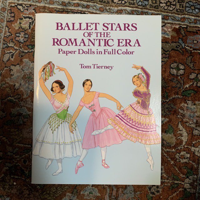 BALLET STARS OF THE ROMANTIC ERA  Paper Dolls in Full Collor