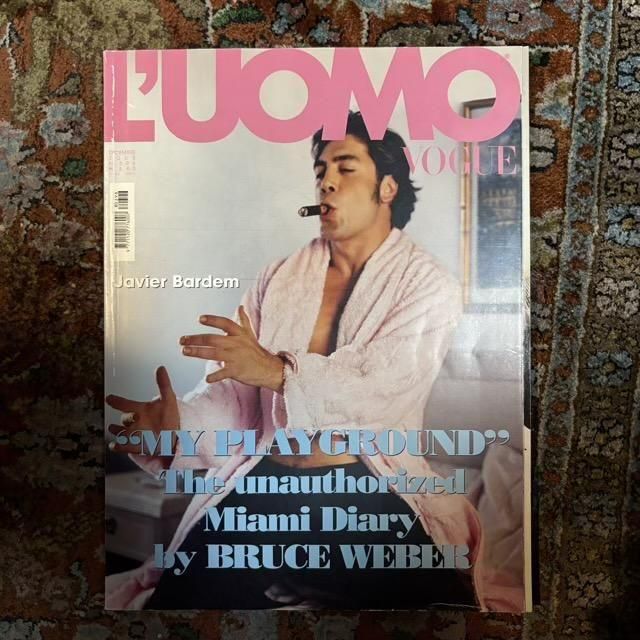 <img class='new_mark_img1' src='https://img.shop-pro.jp/img/new/icons6.gif' style='border:none;display:inline;margin:0px;padding:0px;width:auto;' />L'UOMO VOGUE  NO.396  Miami Diary by BRUCE WEBER