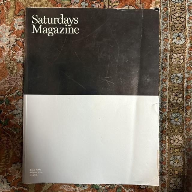 <img class='new_mark_img1' src='https://img.shop-pro.jp/img/new/icons3.gif' style='border:none;display:inline;margin:0px;padding:0px;width:auto;' />Saturdays Magazine issue 3