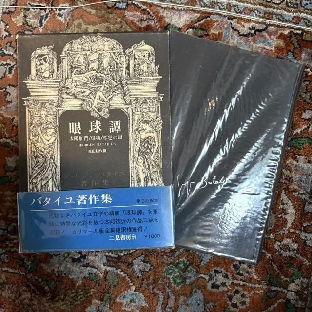 眼球譚 太陽肛門/供犠/松毱の眼 バタイユ著作集 - 古本屋 Tweed