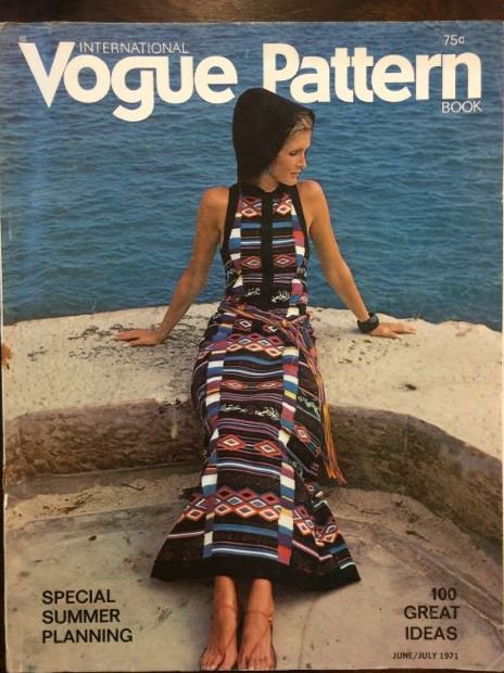 International Vogue Pattern Book   June July 1971