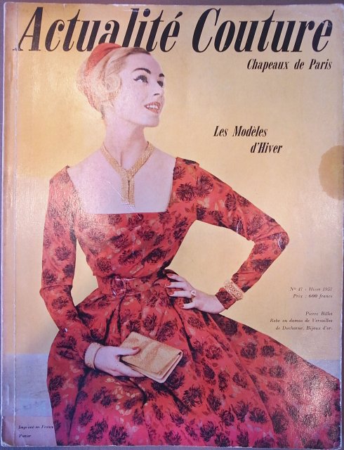 Actualite Couture  Hiver 1957