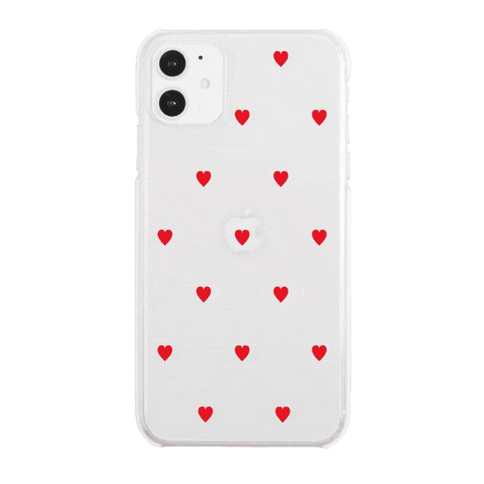 iPhone8ケース(iPhone7兼用)スマホケース SWEET HEART 〈クリア〉