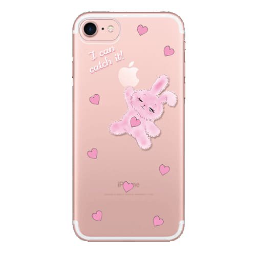 iPhone8/7Plusケーススマホケース LOVELY BUNNY 〈クリア〉