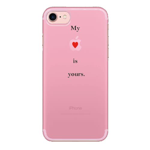 iPhone8ケース(iPhone7兼用)スマホケース MY HEART 〈クリア〉