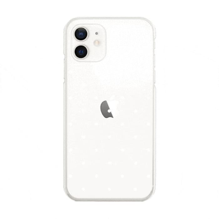 iPhone12Pro 透明クリアスマホケース SWEET DOT 〈クリア〉