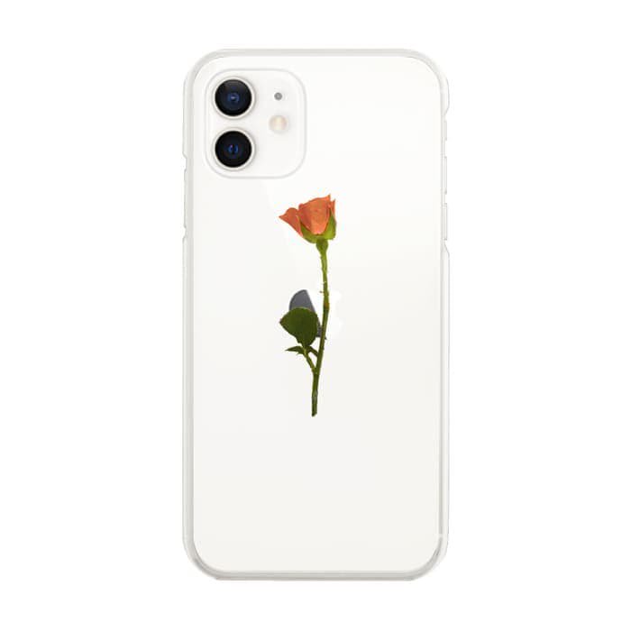 iPhone5sケース(iPhone5兼用)【販売終了】スマホケース WATER ORANGE ROSE 〈クリア〉