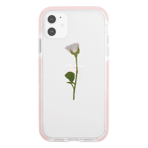 iPhone12ProMaxケースiPhoneケース WATER PINK ROSE 〈バンパーPK〉