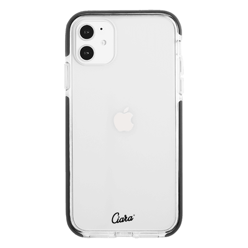 クッションバンパーケース【販売終了】iPhoneケース Ciara BLACK LOGO 〈バンパーBK〉