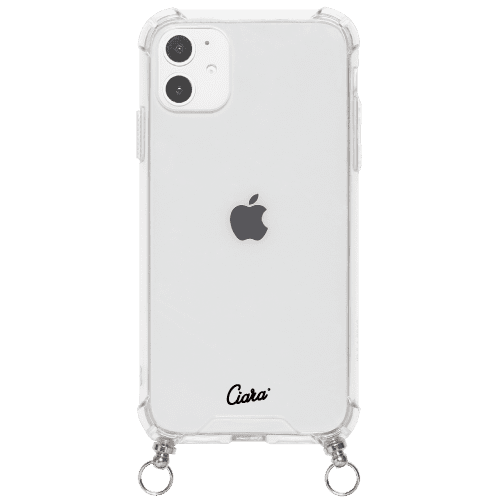 iPhoneXRケース【販売終了】iPhoneケース Ciara BLACK LOGO 〈ストラップ付き〉