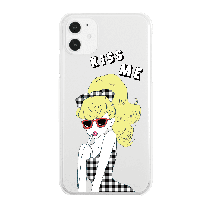 iPhone12 mini ケースiPhoneケース KISS ME 〈ハイブリッド〉