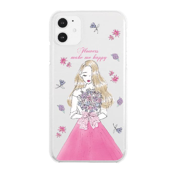 iPhoneXRケースiPhoneケース FLOWER LADY 〈ハイブリッド〉