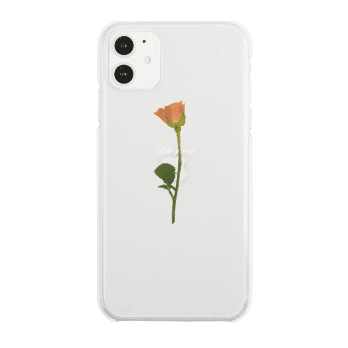 iPhone13ケースiPhoneケース WATER ORANGE ROSE 〈ハイブリッド〉
