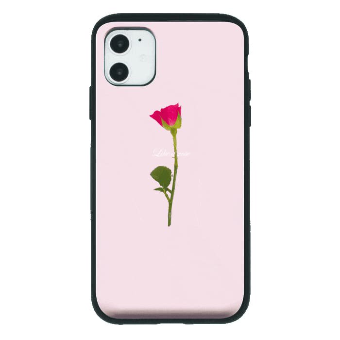 iPhoneXRケースiPhoneケース WATER ROSE 〈スライドミラーIC〉