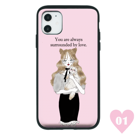 Icカード収納とミラー付きで人気のスマホケース Iphoneケース Ciara New Cat Lady スライドミラーic