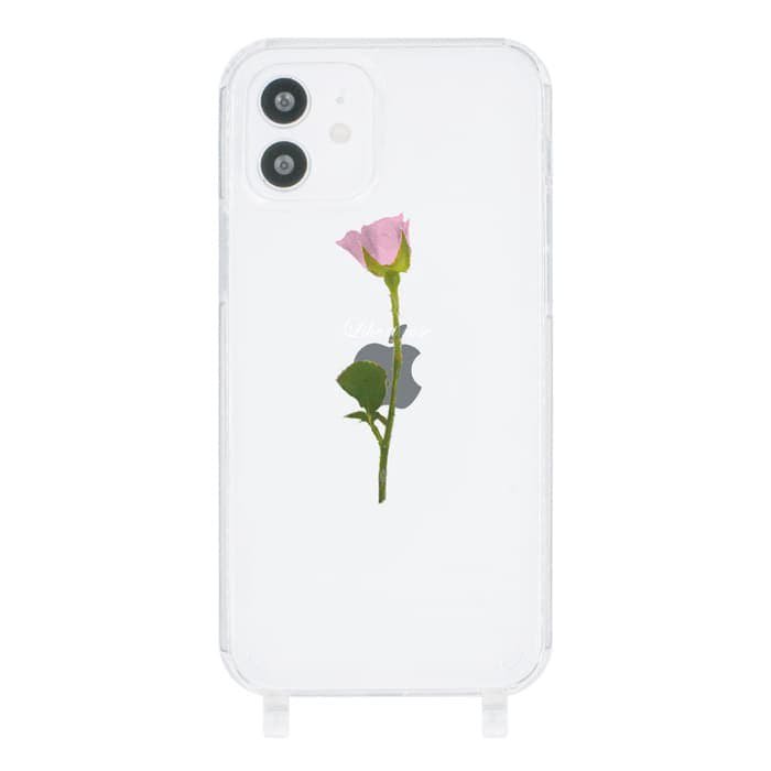 iPhone12 mini ケースiPhoneケース WATER PINK ROSE 〈ストラップなし〉