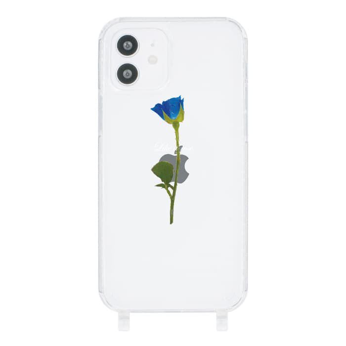 iPhone12 ケースiPhoneケース WATER BLUE ROSE 〈ストラップなし〉