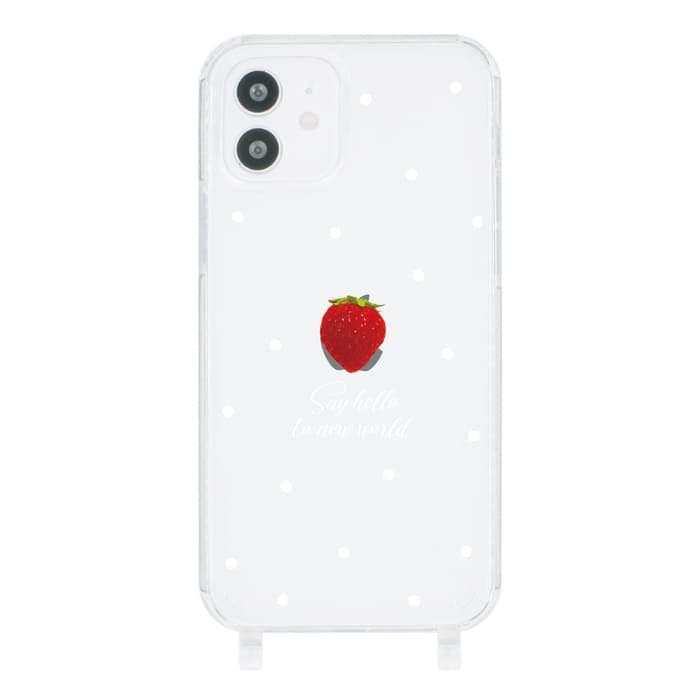 iPhone12 Pro ケースiPhoneケース SWEET STRAWBERRY 〈ストラップなし〉