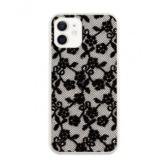 iPhone13Proケーススマホケース FABRIC SMALL FLOWER LACE 〈クリア〉