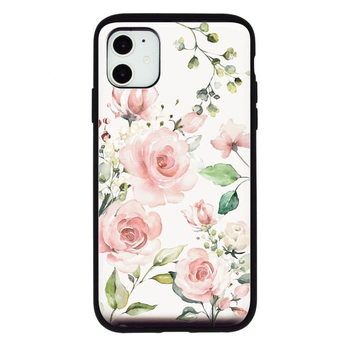 iPhoneXRケースiPhoneケース SPRINKLE FLOWER 〈スライドミラーIC〉