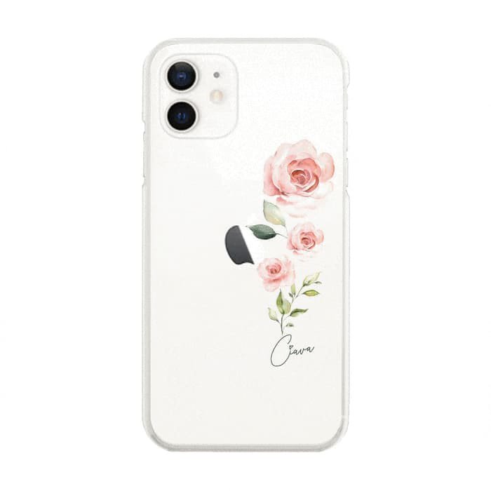 iPhoneXRケースiPhoneケース VERTICAL FLOWER 〈ハイブリッドクリア〉