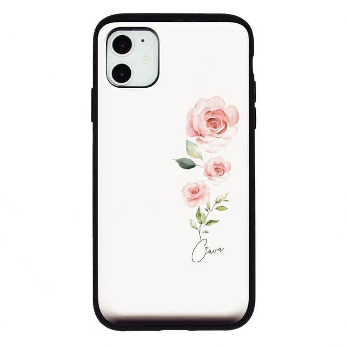iPhone12 mini ケースiPhoneケース VERTICAL FLOWER 〈スライドミラーIC〉