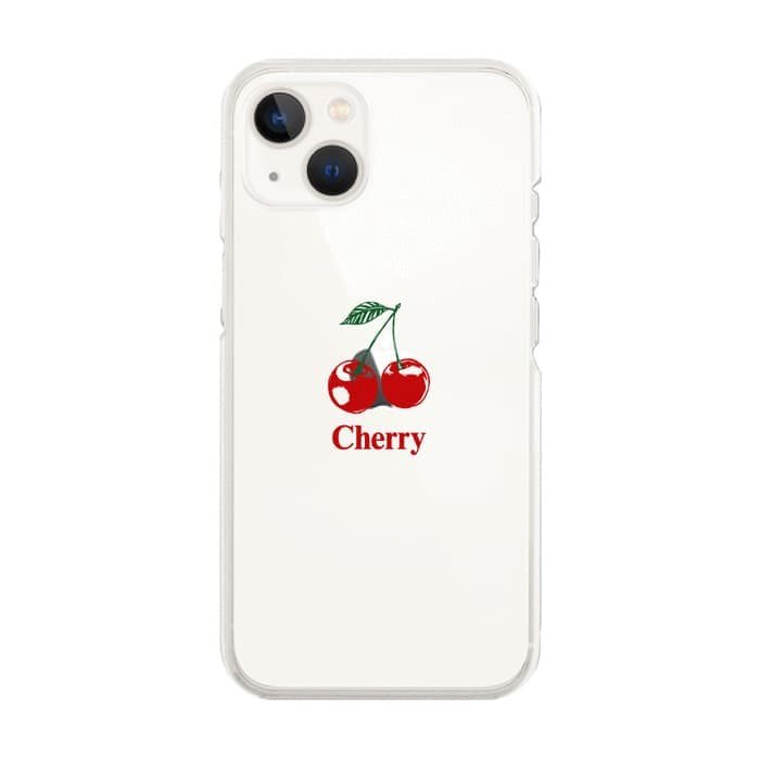 iPhone13Proケーススマホケース CHERRY 〈クリア〉