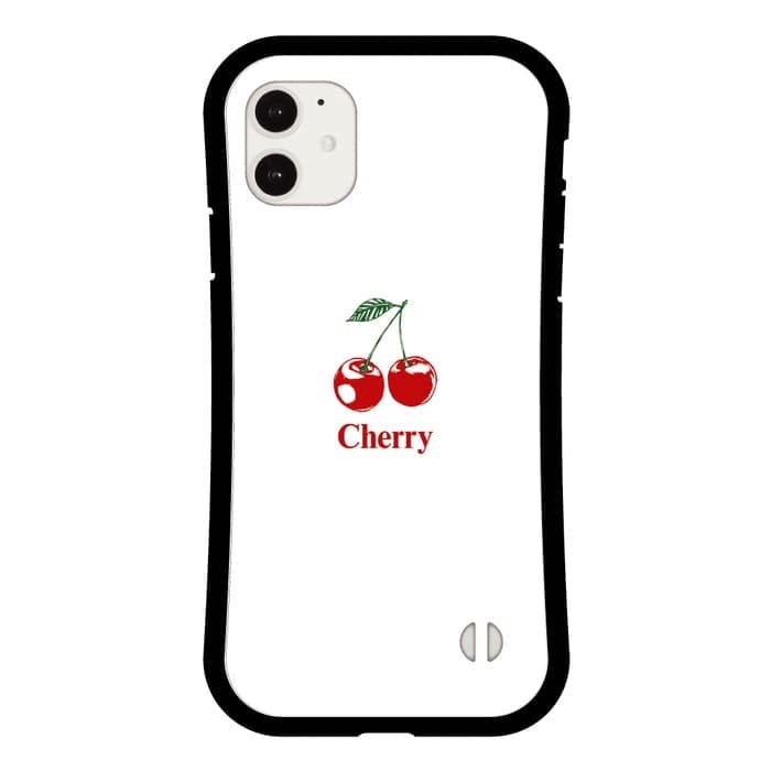 iPhoneXRケースiPhoneケース CHERRY 〈グリップ〉