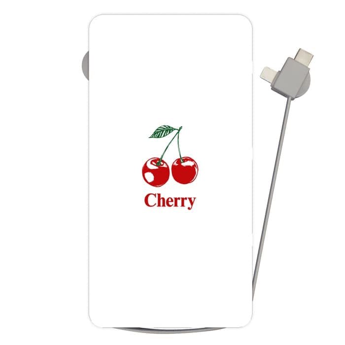ワイヤレス充電器 CHERRY 〈Qi対応モバイルバッテリー〉