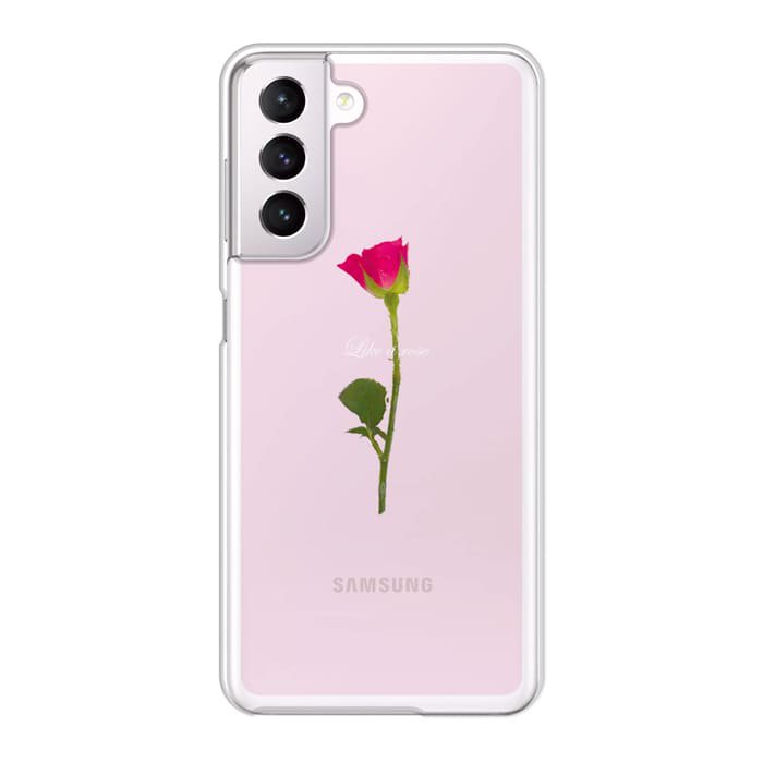 Galaxy A32 5GGalaxyケース WATER ROSE 〈クリア〉