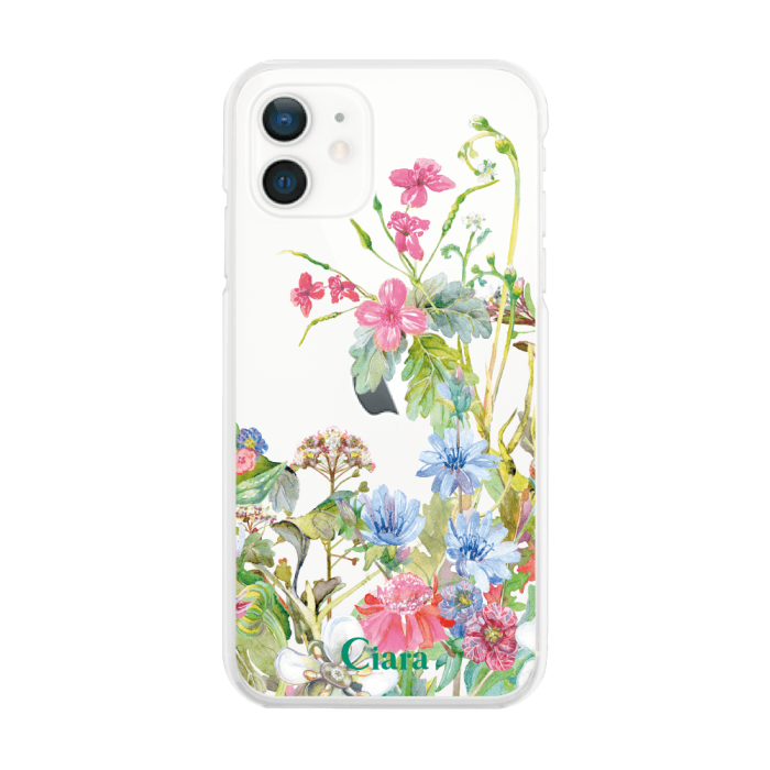 iPhone14PlusケースiPhoneケース BOTANICAL FLOWER 〈ハイブリッドクリア〉