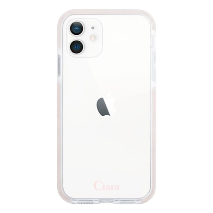 iPhone14ProケースiPhoneケース LOGO 〈ピンククッションバンパー〉