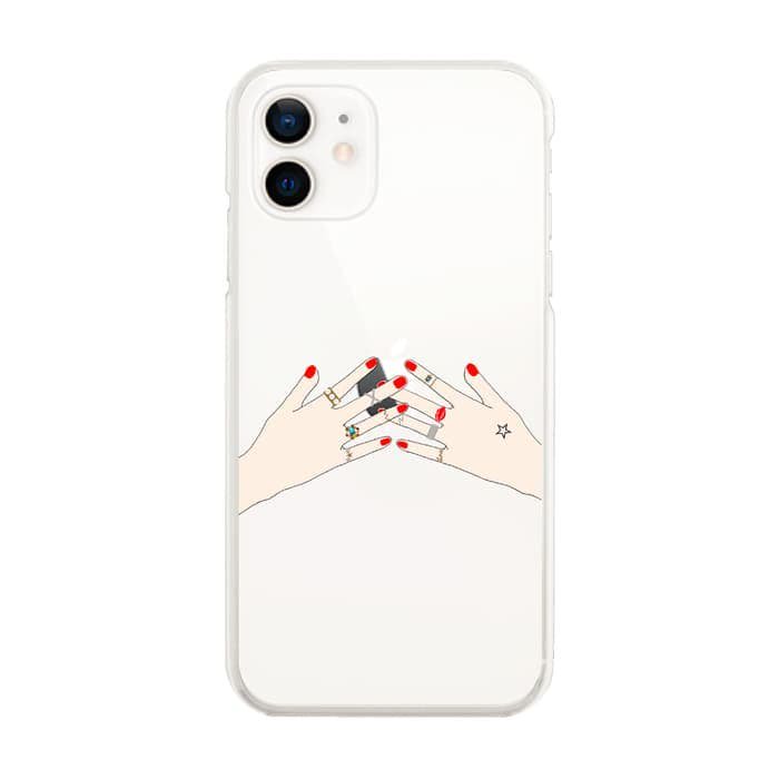 iPhone12 ケーススマホケース HAND 〈クリア〉