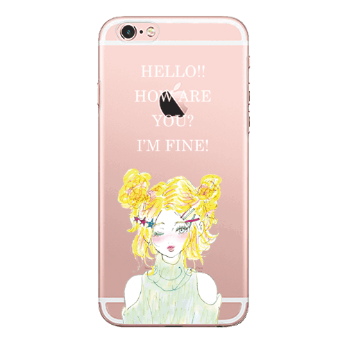 iPhone8/7Plusケーススマホケース FINE GIRL 〈クリア〉