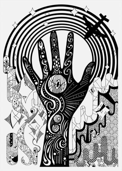 妖怪シリーズ STEP3 - コントラスト～切り絵専門店～