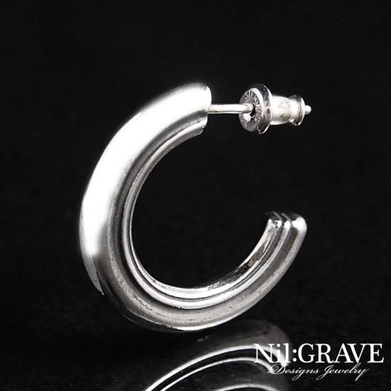 Nil:GRAVE シルバー ピアス Nil:GRAVE-ニルグレイヴ--へおん-ピアス