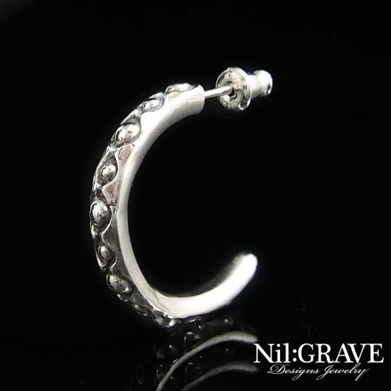 Nil:GRAVE シルバー ピアス Nil:GRAVE-ニルグレイヴ-Jaw Less Skull