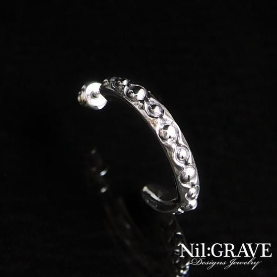 Nil:GRAVE シルバー ピアス Nil:GRAVE-ニルグレイヴ-Jaw Less Skull