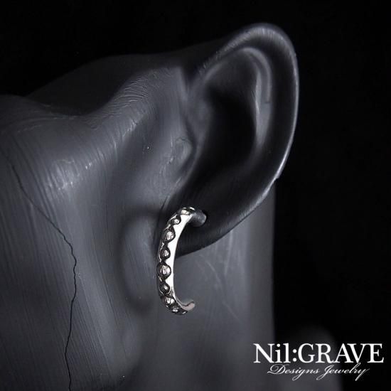 Nil:GRAVE シルバー ピアス Nil:GRAVE-ニルグレイヴ-焔ーほむらー